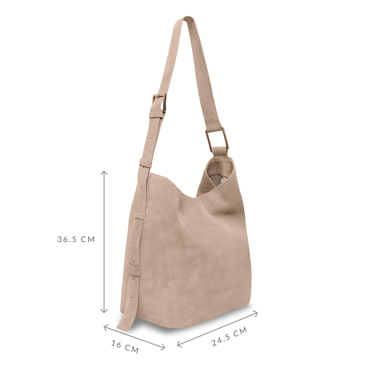 Fab Seventies Special Edition - Sandy Brown - Slouchy Bag (Wildleder) - Image 3
