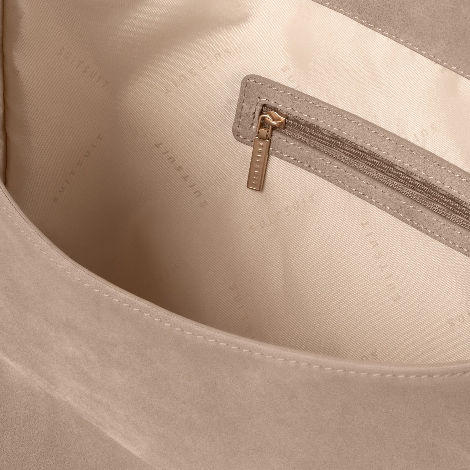 Fab Seventies Special Edition - Sandy Brown - Slouchy Bag (Wildleder) - Image 5