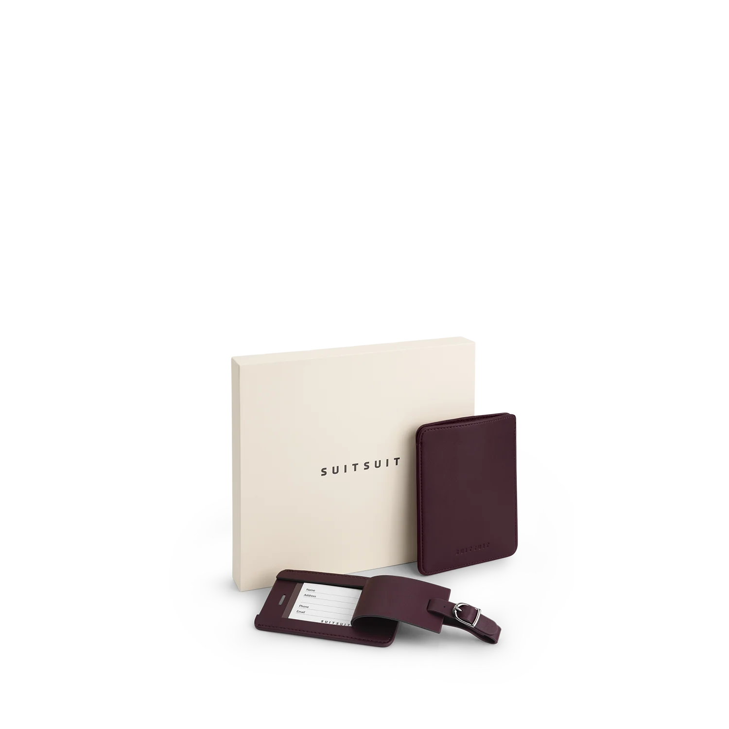Mystique - Cherry Lacquer - Reisepass Etui & Gepäckanhänger L