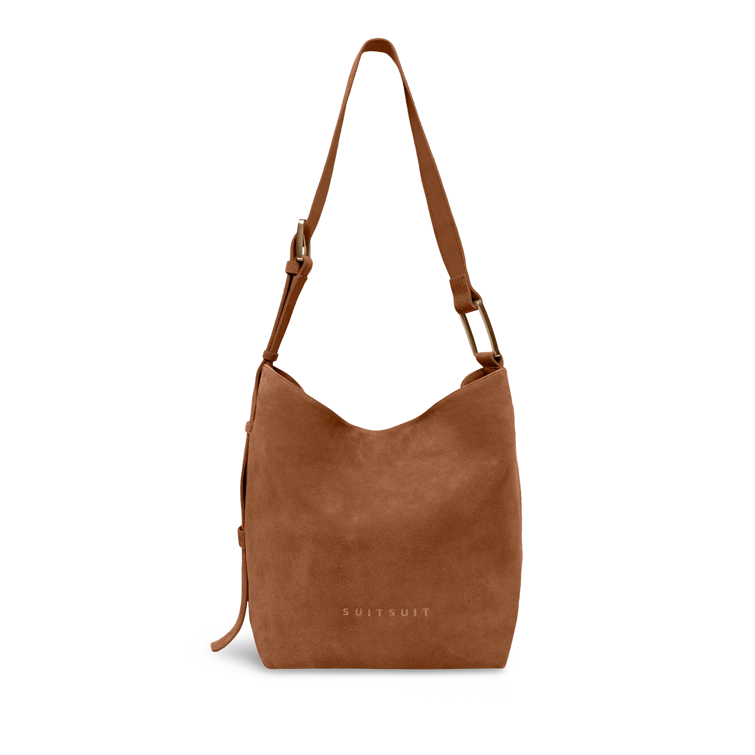 Serenity - Caramel Café - Slouchy Bag (Wildleder)