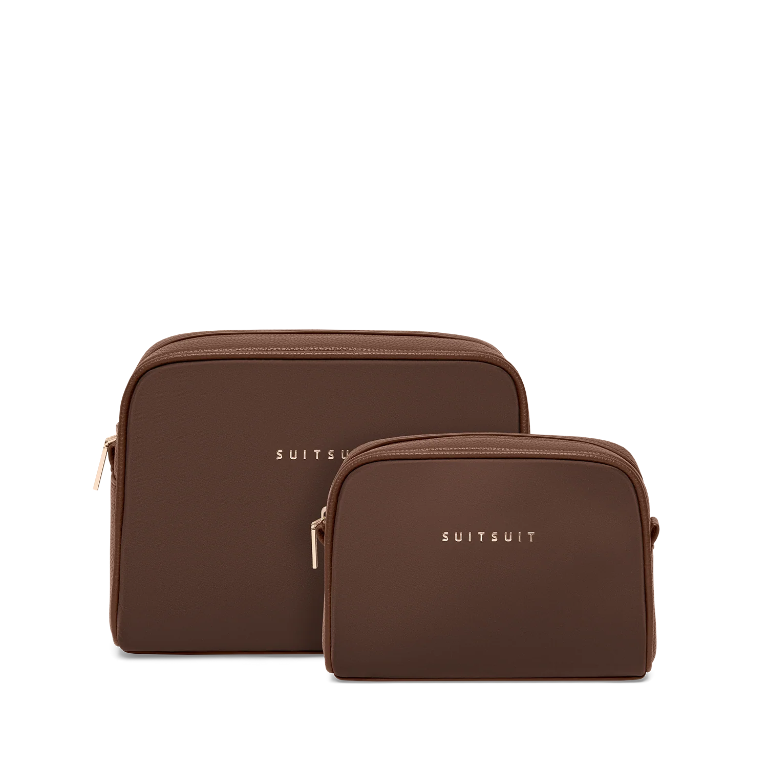 Serenity - Chocolate Brown - Kulturtasche XL & Kosmetiktasche