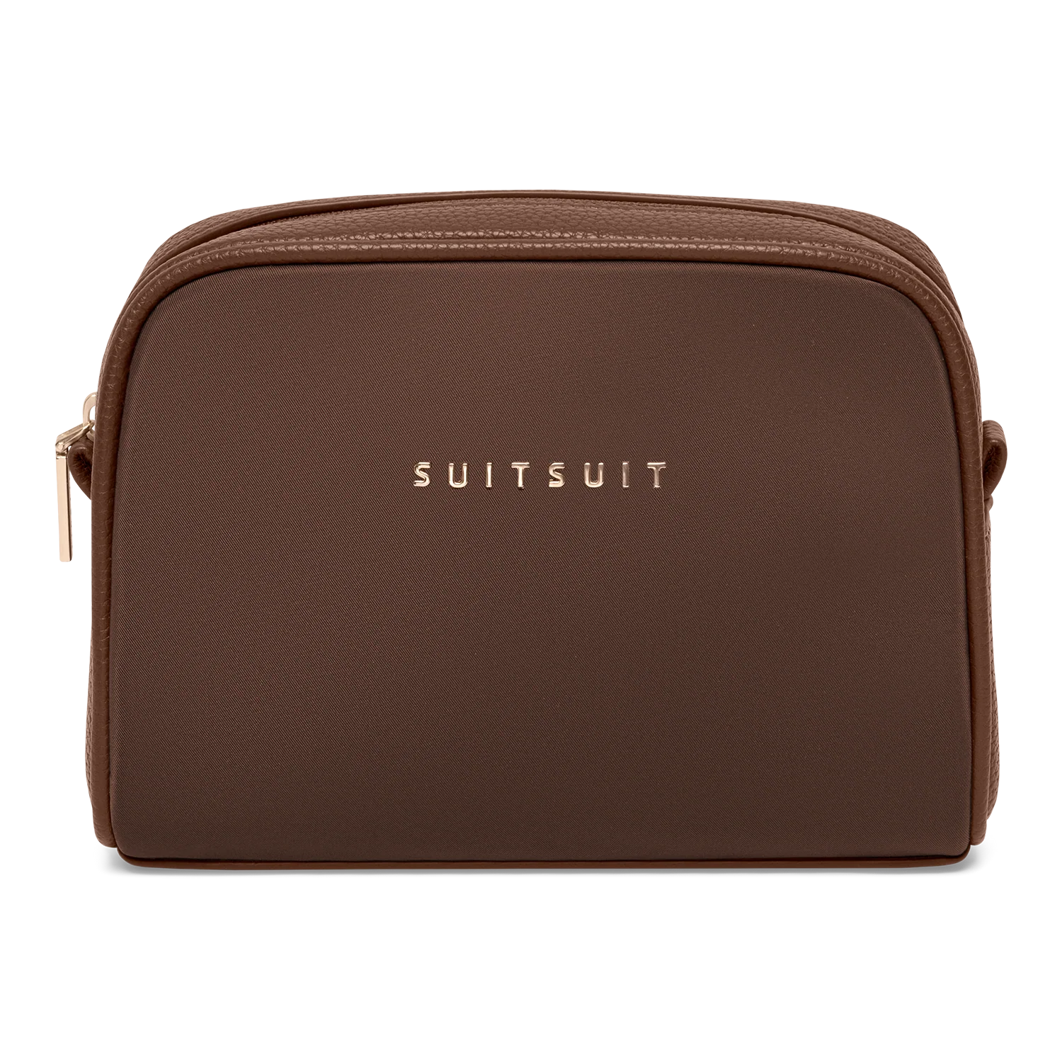 Serenity - Chocolate Brown - Kulturtasche XL & Kosmetiktasche - Image 5