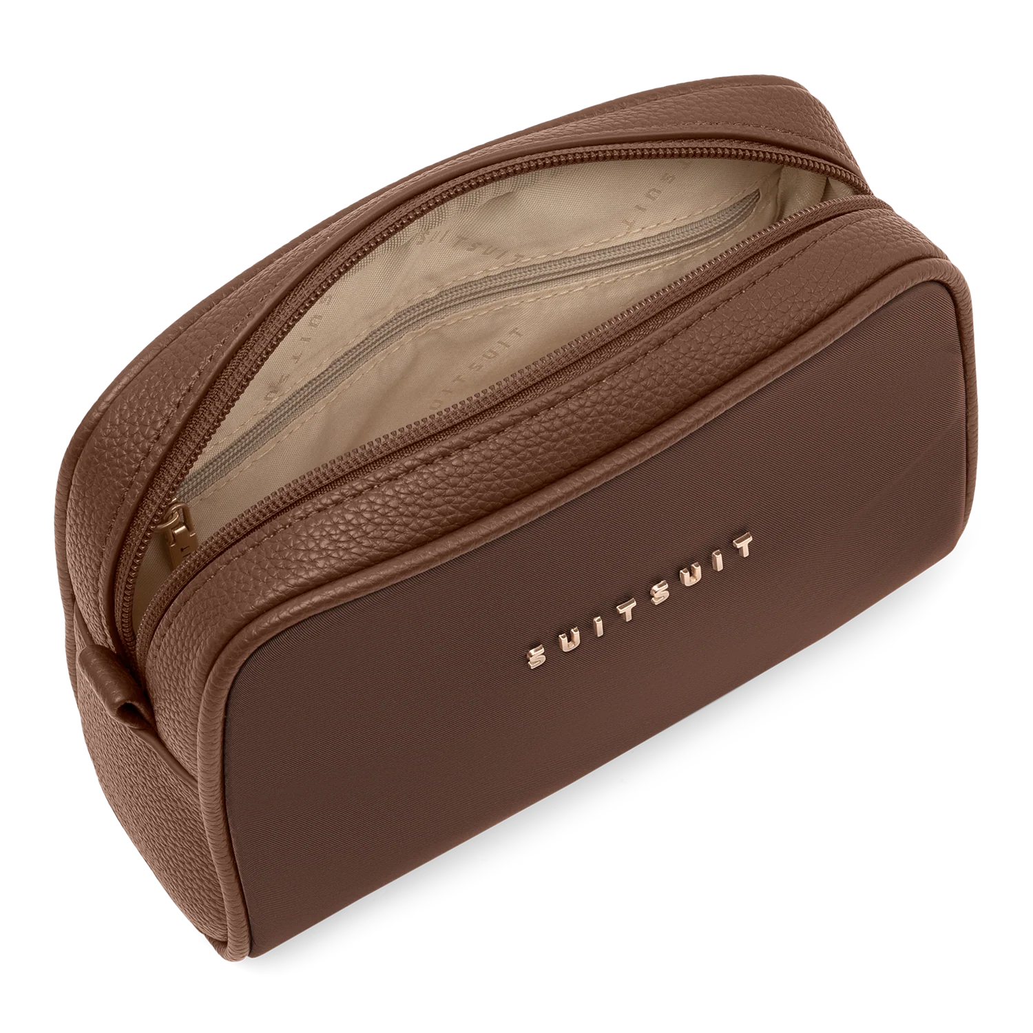 Serenity - Chocolate Brown - Kulturtasche XL & Kosmetiktasche - Image 8